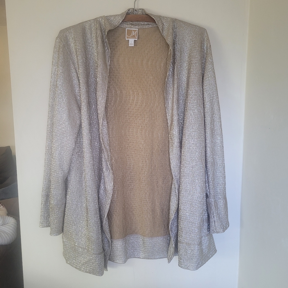 ✨️ Champagne Wave Glitzy Open Cardi